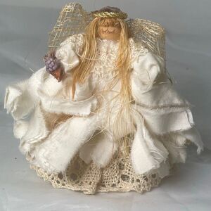 Vintage Linda Bell, Texas Angel ornament Handcrafted
